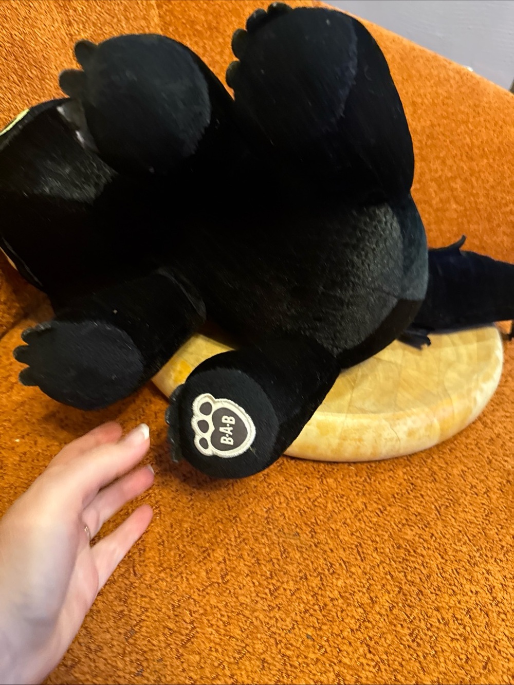 Build-A-Bear Black Toothless Dragon Plush with Green Eyes - Picture 9 of 10